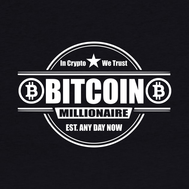 Crypto Bitcoin Millionaire by Uniq_Designs